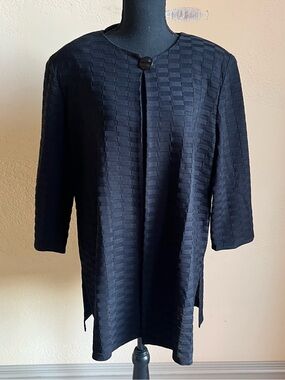 Misook Black Knit Jacket